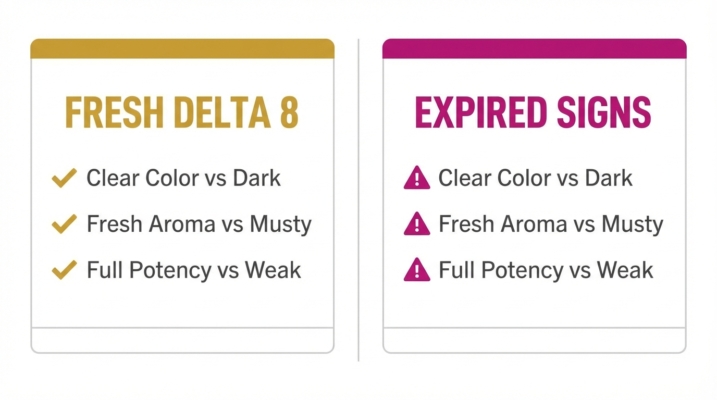 Delta-8 Expiration Signs